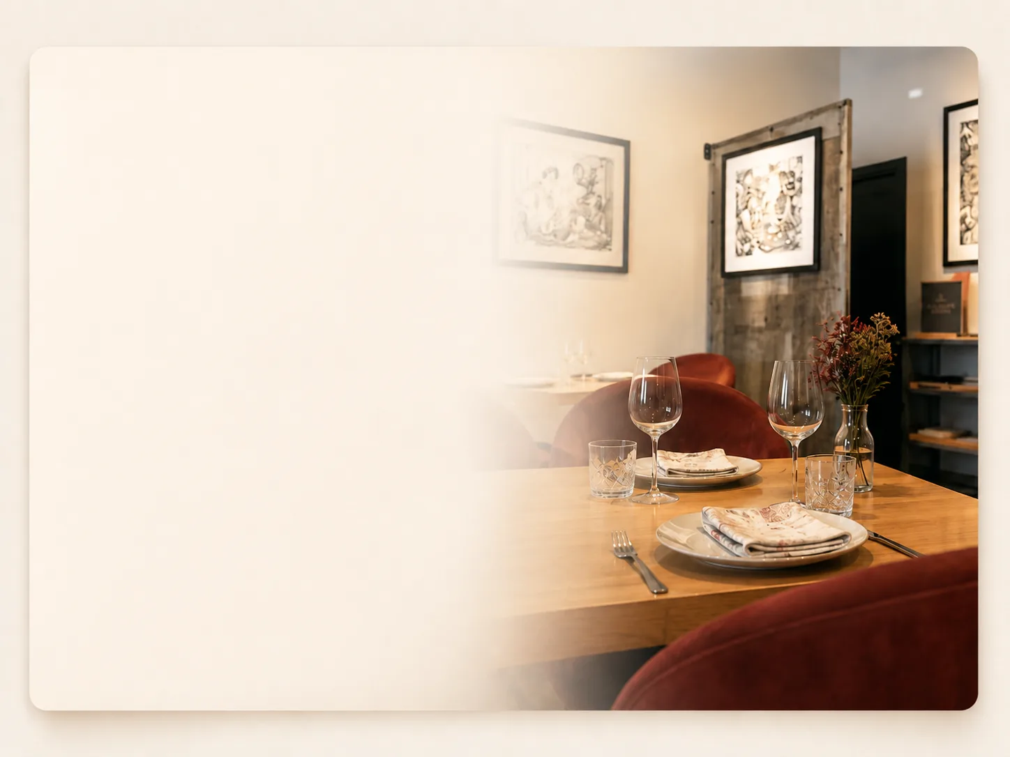 Request a table